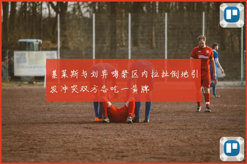 基莱斯与刘弈鸣禁区内拉扯倒地引发冲突双方各吃一黄牌
